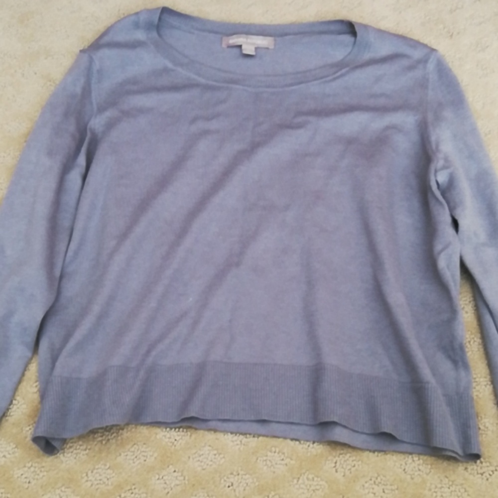 Gray cropped sweater